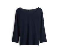 someday Damen Dreiviertelarmshirt | Basicshirt KIROSA Soft Regular aus Ecovero Viskose Mix Ocean, 40