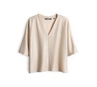 someday Damen Dreiviertelarmshirt | Jerseyshirt KELORA Loose mit metallischem Schimmer Natural Glaze, 38