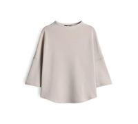 someday Damen Dreiviertelarmshirt | KEROMY Oversized Jerseyshirt aus nachhaltigem BCI Cotton Mix Pale Greige Melange, 36