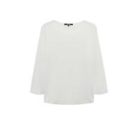 someday Damen Dreiviertelarmshirt | Basicshirt KIROSA Slim aus Ecovero Viskose Mix Milk, 38