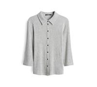 someday Damen Dreiviertelarmshirt | KIXIE Slim Blusenshirt aus nachhaltigem Viskosemix Black, 36