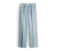 someday Damen Flared | Carie Iconic Long Flared Jeans aus nachhaltigem Baumwoll Mix Mid Rise Light Tint Blue, 40