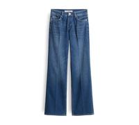 someday Damen Flared | Long Flared Jeans Carie Iconic Mid Rise aus nachhaltigem Baumwoll Mix Dark Blue, 34
