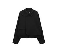 someday Damen Jacke | Bomberjacke NECILIA Loose im Trench Stil Black, 40