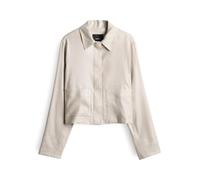 someday Damen Jacke | Kurzjacke NANIA aus beschichteten Leinen Mix Natural Glaze, 42