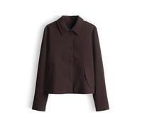 someday Damen Jacke | NANUNA Boxy Kurzjacke im Viskosemix Dark Espresso, 34