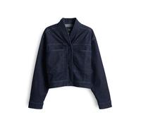 someday Damen Jacke | NENIMA Boxy Jeansjacke in Rinsed Waschung Classic Dark Blue, 42