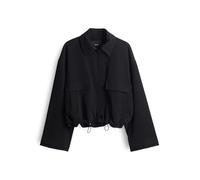 someday Damen Jacken/Mäntel | NOUSA Loose verkürzte Jacke mit Ballonsaum Black, 34