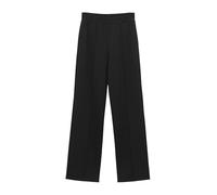 someday Damen Jogpants | Kick Flared Pants CARICK Suede Slim in Veloursleder Optik Black, 36