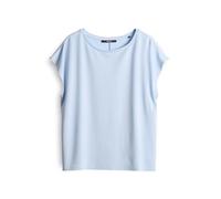 someday Damen Kurzarmshirt | Jerseyshirt Kamie Regular mit Schlitzdetail Clear Water, 36