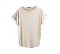 someday Damen Kurzarmshirt | Jerseyshirt KISANIE Regular aus schimmernder ECOVERO™ Viskose Natural Glaze, 38