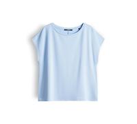 someday - T-Shirt mit U-Boot-Ausschnitt und überschnittenen Schultern blau - Gr. - 36