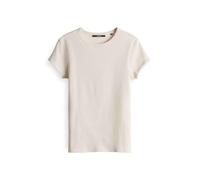 someday Damen Kurzarmshirt | Rippshirt KLEOH Slim aus BCI Cotton Mix Natural Glaze, 38