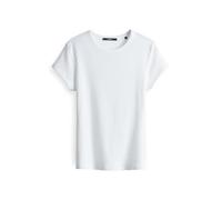 someday Damen T-Shirt KLEOH Rippshirt Slim BCI Cotton Mix Weiß Größe 36