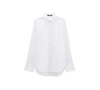 someday Damen Langarmbluse | Hemdbluse ZNOWI Detail Loose aus nachhaltigem Baumwoll Mix White, 40