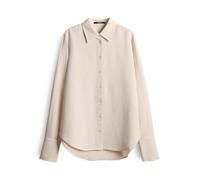 someday Damen Langarmbluse | Longbluse ZERLIAN aus fließendem Viskose Leinen Mix Natural Glaze, 42