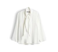 someday Damen Langarmbluse | ZCARFA Regular Schluppenbluse aus Viskose Milk, 36