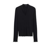 someday - Geripptes Shirt - Kalya schwarz - Gr. - 36