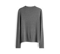someday Damen Langarmshirt | KARINN Soft Slim Longsleeve aus nachhaltigem Viskose Mix ashy Grey Melange, 42