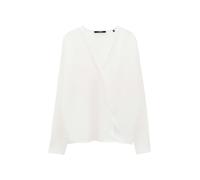 someday Damen Langarmshirt | Wickelshirt KETANA Regular aus Material Mix Milk, 36