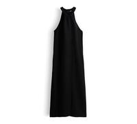 someday Damen Maxikleid | Neckholderkleid aus nachhaltigem Viskose Leinen Mix Black, 34