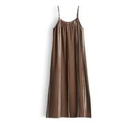 someday Damen Midikleid | Feinstrickpullover aus glattem Baumwoll Mix Loose Fit Hazelnut, 36