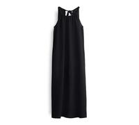 someday Damen Midikleid | QUISE feminines Midikleid aus Viskose Leinenmix Black, 40