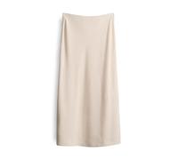 someday Damen Midirock | Fließender Midirock ODINI Linen mit moderner Eleganz Natural Glaze, 34