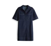 someday Damen Minikleid | Jeanskleid QUASA mit farblich abgesetzten Kontrastnähten Rinsed Dark Blue, 36