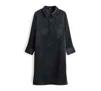 someday Damen Minikleid | QUORTEA Regular Hemdblusenkleid aus Feincord Steel Blue, 38