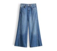 someday Damen Palazzo | CELLMA Palazzo Twist Jeans im Cotton Tencel™ Mix Mid Rise mid Balance Blue, 34