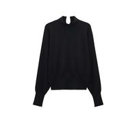 someday Damen Pullover | Feiner Strickpullover TELLIE Loose aus Viskose Mix Black, 36