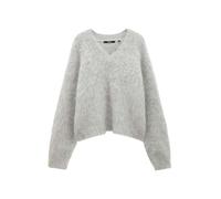 someday Damen Pullover | Flauschiger Strickpullover TANYARA Loose mit Alpaka Wolle Hazy Fog Melange, 42