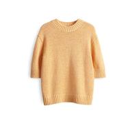 someday Damen Pullover | Kurzarmpullover TAVERY Loose aus weichem Bändchengarn Frozen Mango, 36