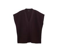 someday Damen Pullover | Kurzarmshirt TAKATO Loose aus Rippstrick Plum, 36
