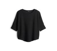 someday Damen Pullover | Oversized Strickshirt TELANOR aus texturiertem Viskose Mix Black, S