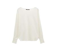 Someday Strickpullover mit Rundhalsausschnitt Modell 'Taliya' in Offwhite, Größe 42