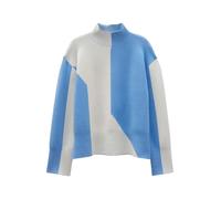 someday Damen Pullover | Strickpullover TAMIELA Loose mit Color Blocking Azure Blue, 36