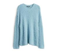 someday Damen Pullover | Tajah Regular Flauschiger Strickpullover aus Chunky Knit Arctic Blue, 42