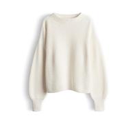 someday Damen Pullover | Tellina Texture Regular Strickpullover im Baumwollmix Soft Cream, 38