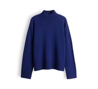 someday Damen Pullover | TELSKE Loose Strickpullover im hochwertigen Wollmix Electric Blue, 38