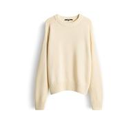 someday Damen Pullover | TIRUNA Regular Feinstrickpullover aus Reiner Baumwolle Buttercream, 42