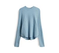 someday Damen Pullover | TOUANN Regular Rippstrickpullover aus ECOVERO™ Viskose Mix Arctic Blue, M