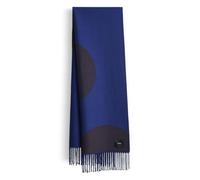 someday Damen Schal | BELIRA zweifarbiger Jacquard Schal mit Fransen electric blue, 0