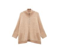 someday Damen Strickjacke | Oversize Strickjacke TOUCLEE Detail mit Wolle Cashmere Cream Melange, 0