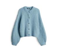 someday Damen Strickjacke | TAMANAH Loose Strickcardigan aus weichem Alpakamix Arctic Blue, 42