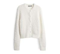 someday Damen Strickjacke | TANNELIE Slim Strickcardigan mit haarigem Effektgarn Milk, 36