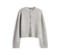 someday Damen Strickjacke | TEOLA Regular Feinstrickjacke aus 100% Kaschmir Hazy Fog Melange, M