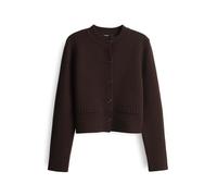 someday Damen Strickjacke | TOLEEN Regular Cardigan aus Woll Mix Dark Espresso, 42