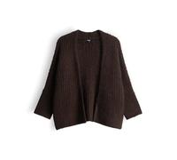someday Damen Strickjacke | TUMALIA Regular Chunky Knit Cardigan aus Woll-Alpaka Mix Dark Espresso, M